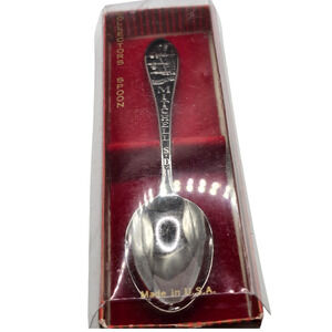 Mitchell SD Corn Palace Collectors Souvenir Spoon Silver Tone Metal USA